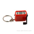 2 LED Torch Hand Crank Generator Dynamo Flashlight